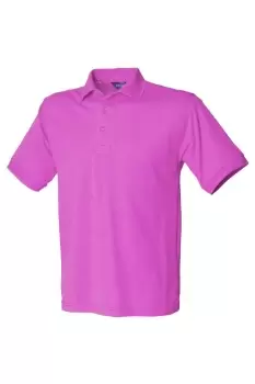 image of Short Sleeved 65 35 Pique Polo Shirt