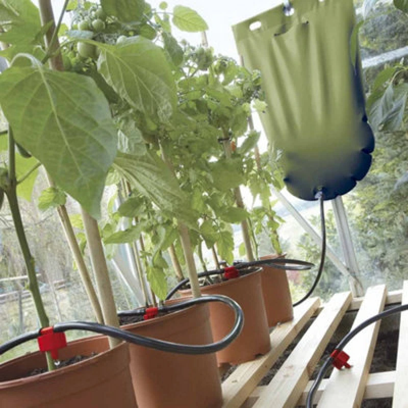 Image of Garden Gear Mighty Dripper Greenhouse Plant Watering Irrigation System Gravity Fed Water Drip Kit (Twin Pack)