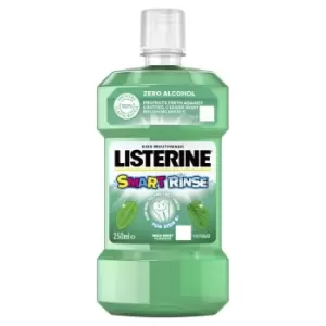 Image of Listerine Smart Rinse Mild Mint Kids Mouthwash 250ml