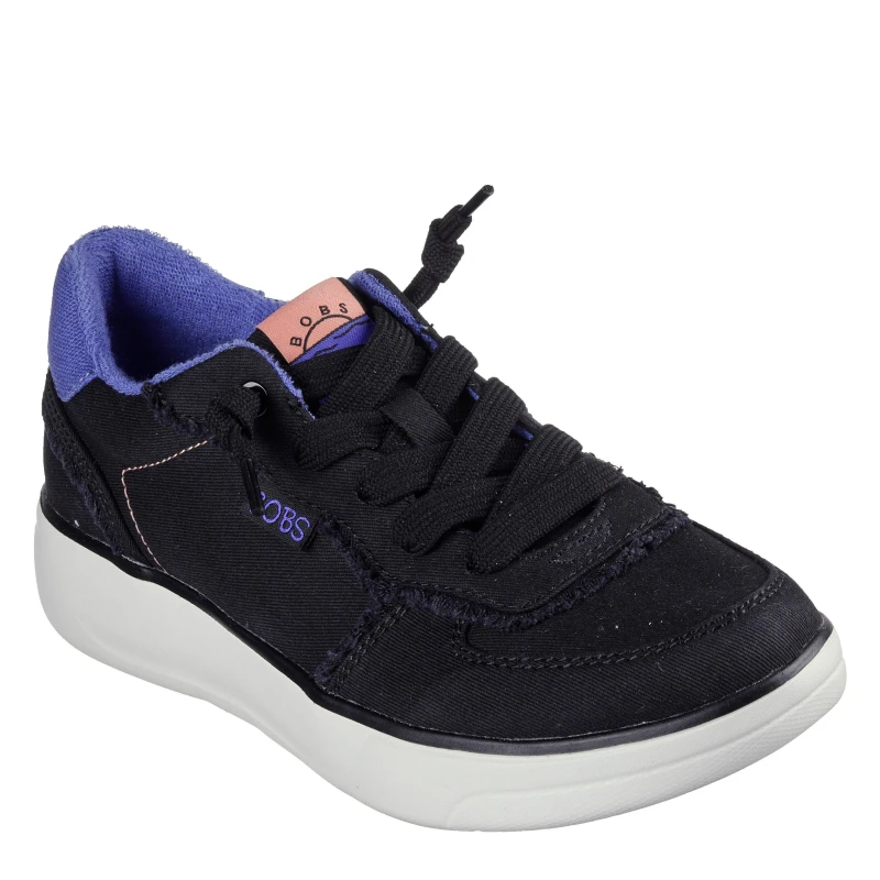 Image of Skechers Womens Skipper Hi Classic Low-Top Trainers Black/Multi female 2 (35)