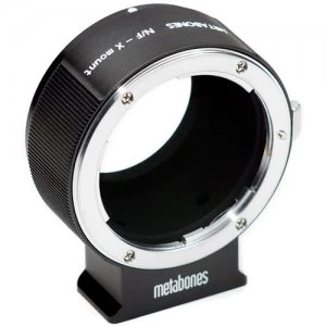 image of Metabones Nikon F Lens to Fujifilm X Camera T Adapter - NF-X-BT1 - Black