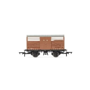 Image of Hornby BR Dia. 1530 Cattle Wagon 552347 Era 4 Model Train