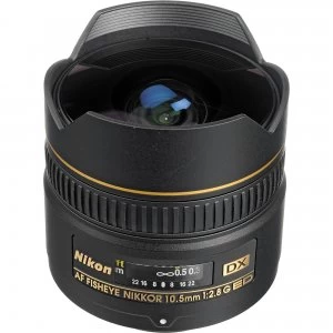 AF DX Fisheye- 10.5mm f/2.8G ED Lens