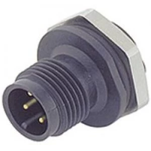 Image of Binder 09 0431 387 04 M12 Sensor Actuator Connector Screw Cap Straight