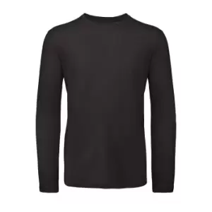 Image of B&C Mens Inspire Long Sleeve Tee (3XL) (Black)