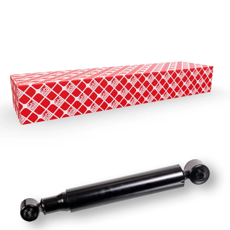 Image of FEBI BILSTEIN 20474 Shock absorber Rear Axle, Oil Pressure, Telescopic Shock Absorber, Bottom eye Shock Absorber (854)
