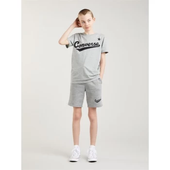 Image of Converse Nova Shorts Junior Boys - Grey