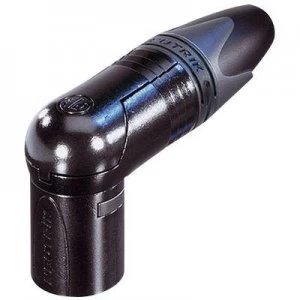 Image of Neutrik NC5MRX-B XLR connector Plug, right angle Number of pins: 5 Black