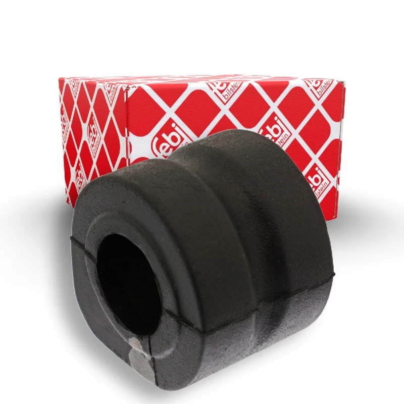 Image of FEBI BILSTEIN 41016 Stabilizer Bushes Front Axle, Rubber Rubber Anti-roll Bar Bush Kit (1334)