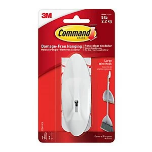 Image of Command Large Wire Hook White