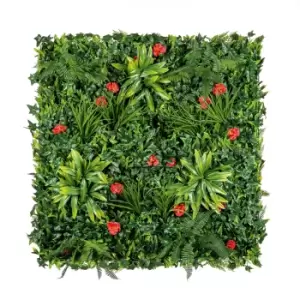 Image of Camellia Square Artificial Plant Wall, (H)1M (W)1M