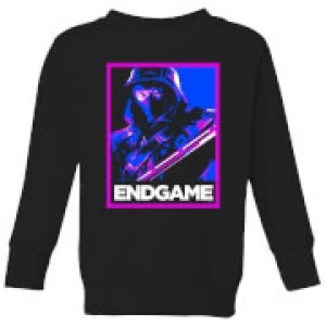 Image of Avengers Endgame Ronin Poster Kids Sweatshirt - Black - 9-10 Years