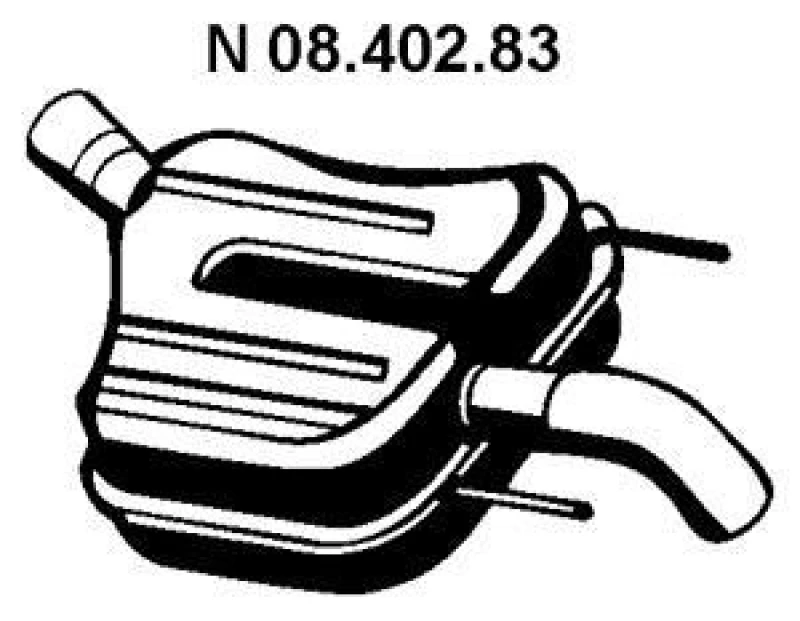 Image of Rear silencer VEGAZ OS-563EBER