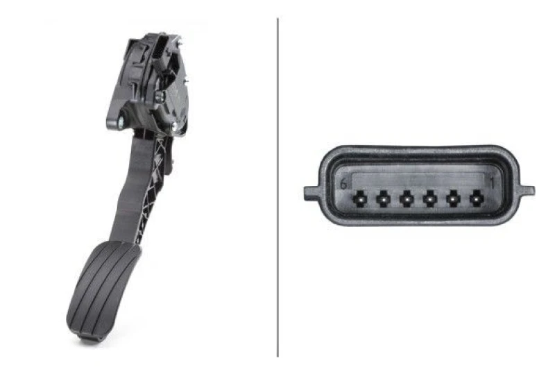 Image of HELLA Accelerator pedal position sensor HELLA 6PV 009 978-751