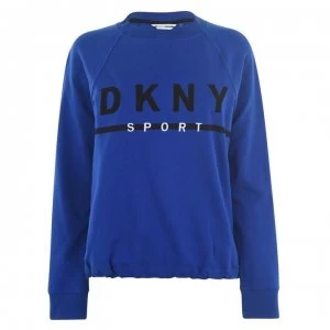 Image of DKNY Embroidered logo Pullover - Blue