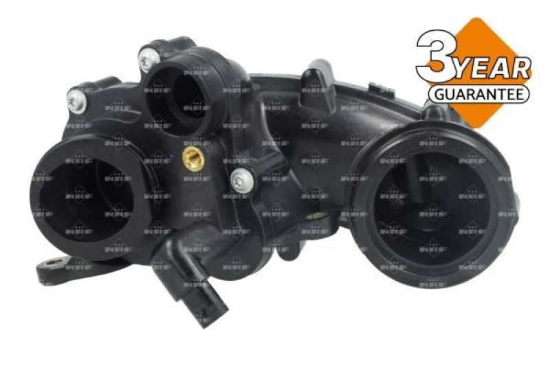 Image of NRF 725531 Engine thermostat Opening Temperature: 92°C, with gaskets/seals, with housing Thermostat,coolant (316)