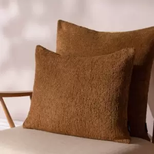 image of Paoletti Nellim Polyester Filled Cushion Caramel