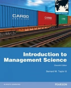 Image of Introduction to Management Science by Bernard Taylor Paperback