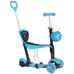 Image of Homcom 5 in 1 Kids Kick Scooter, Pink