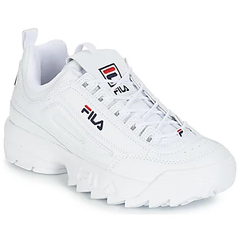 image of Fila DISRUPTOR LOW mens Shoes Trainers in White,9.5