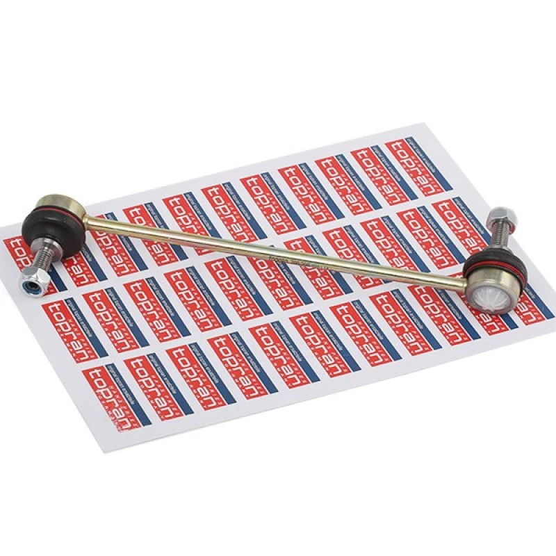 Image of TOPRAN 700 298 Anti-roll bar link Front Axle Left, with nut Link Stabiliser (3229)