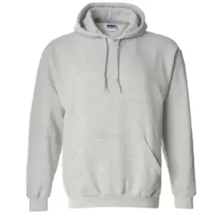 image of Gildan Heavy Blend Adult Unisex Hooded Sweatshirt / Hoodie (2XL) (Ash)