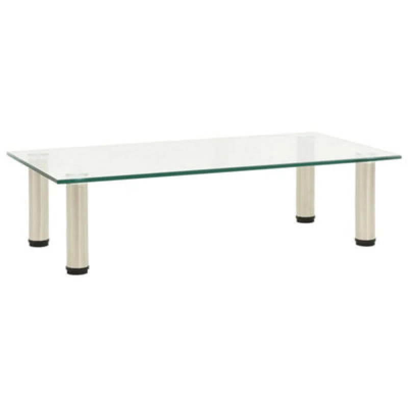 Image of VIDAXL TV Stand Transparent 60x35x17cm Tempered Glass Vidaxl 8720286056905