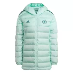 adidas Germany Winter Jacket Womens - Clear Mint / Mystery Green