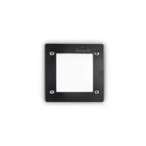 image of Leti LED 1 Light Square Outdoor Recessed Light Black IP66