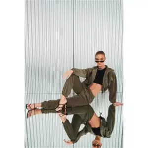 Image of I Saw It First Khaki Cord Joggers - Green