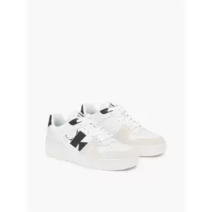 Image of Calvin Klein Jeans Basket Cupsole Laceup Mix Lth Wn - White