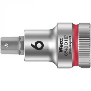 Image of Wera 8740 B HF 05003035001 Hex head Bits 6mm 3/8 (10 mm)