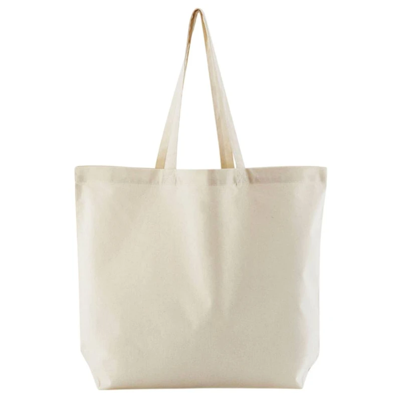 Image of Westford Mill Womens InCo Bag For Life Cotton Maxi Tote Bag in Natural Natural Female