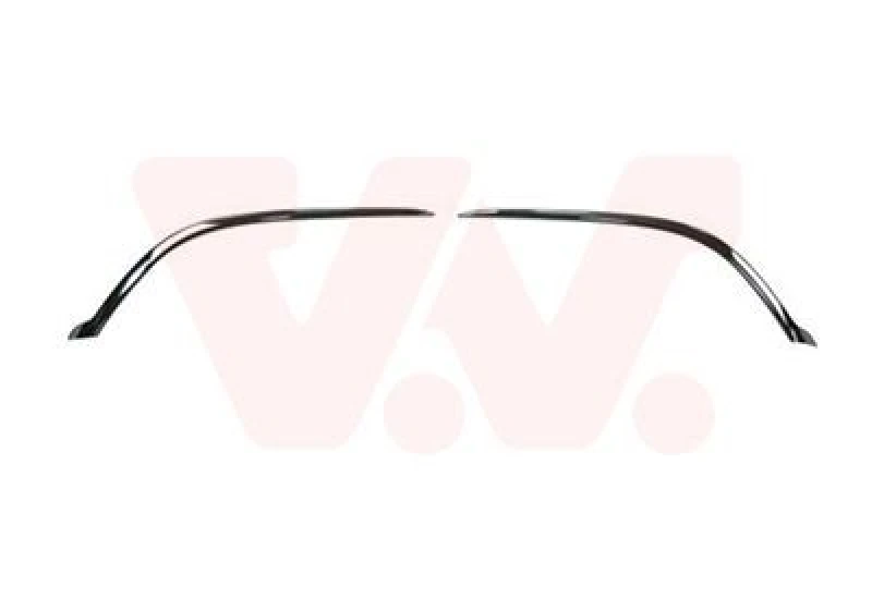 Image of VAN WEZEL Trim / Protective Strip Set, bumper VAN WEZEL 4317580