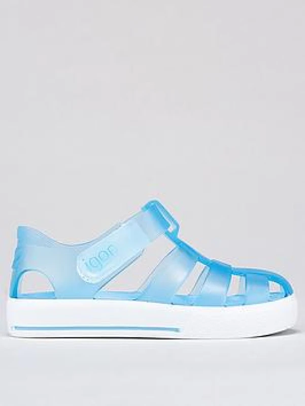 Image of Igor Nico Jelly Sandal Infants - Blue Blue C2