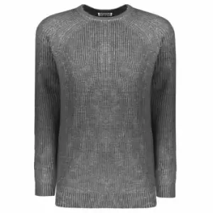 Image of Lambretta Rib Sweater - Grey