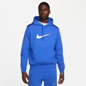 Image of Nike NSW Sport Fleece Hoodie Mens - Blue
