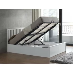 Image of Malmo Wooden Ottoman White Double