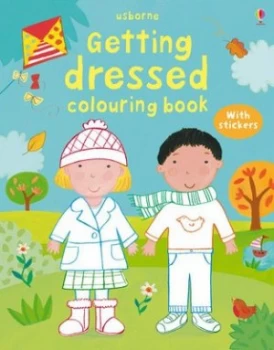 Image of Getting Dressed Colouring Book with Stickers by Kay Widdowson Paperback