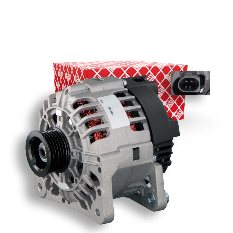 Image of FEBI BILSTEIN 102934 Generator Alternator Charging Current: 90A, Voltage: 12V Alternator (4)