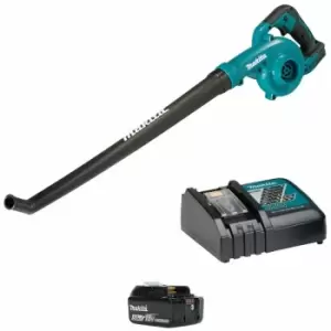 image of Makita DUB186 18v LXT Cordless Leaf Blower 1 x 5ah Li-ion Charger