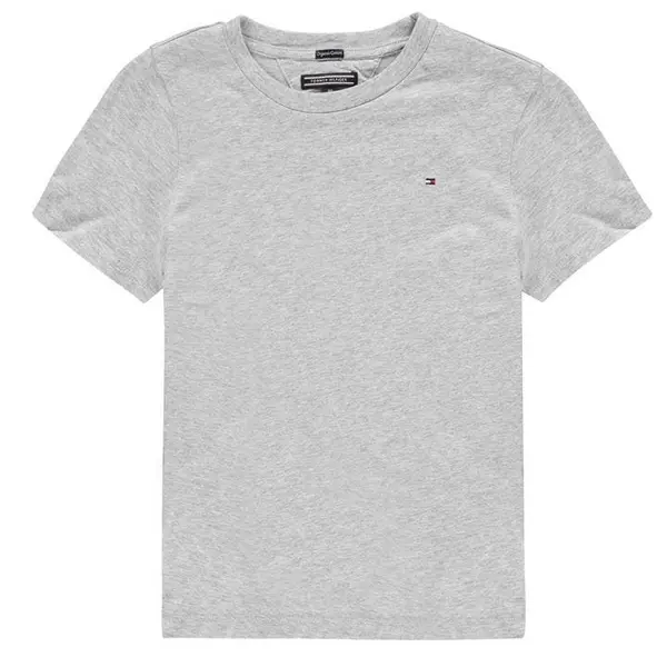 Image of Tommy Hilfiger Children's Original T Shirt - Grey 3 - 4 Years