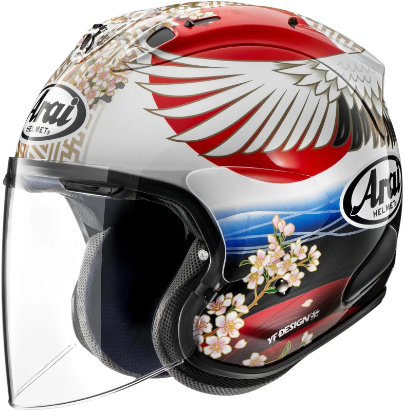 Image of Arai SZ-R Evo Tsubasa Replica Jet Helmet, Size XL for Men