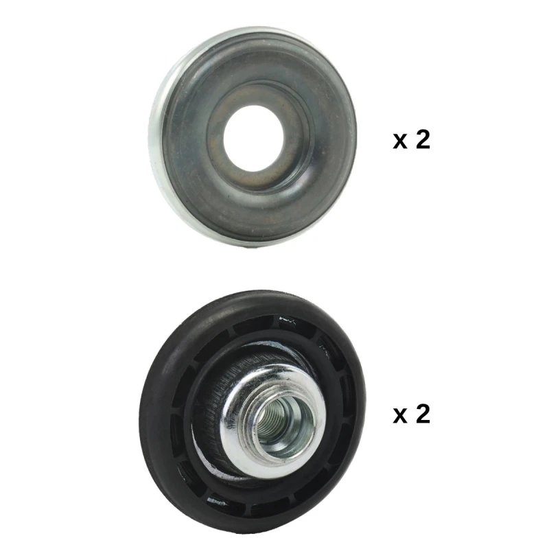 Image of RIDEX 1180S1261 Top strut mount Front Axle, with ball bearing Suspension Strut Support Bearing (1180)