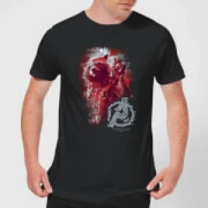 Image of Avengers Endgame Rocket Brushed Mens T-Shirt - Black