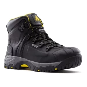 AS803 Waterproof Wide Fit Safety Boots Black Size 9