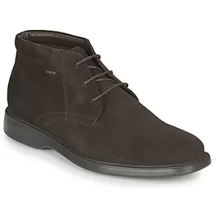 Image of Geox BRAYDEN 2FIT ABX mens Mid Boots in Brown,8,9,10,10.5,11