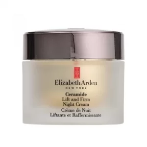 image of Ceramide Plump Perfect by Elizabeth Arden Ultra All Night Repair and Moisture Cream For Face and Throat 50ml