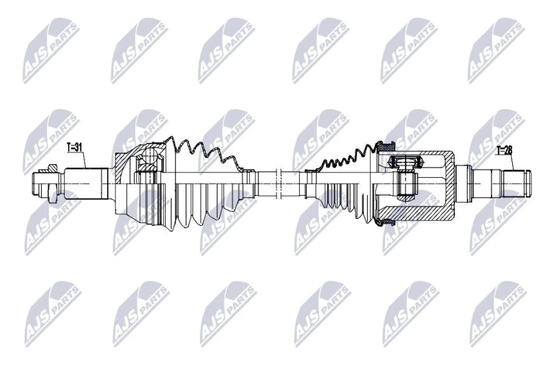 Image of NTY Drive shaft NTY NPW-LR-029