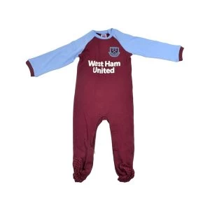 Image of West Ham Sleep Suit 12-18 Months